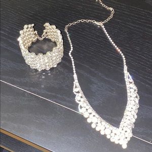 A necklace and a bracelet
